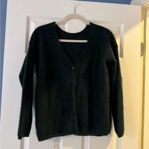 Sezane Barry Sweater Dark Green Size Small
